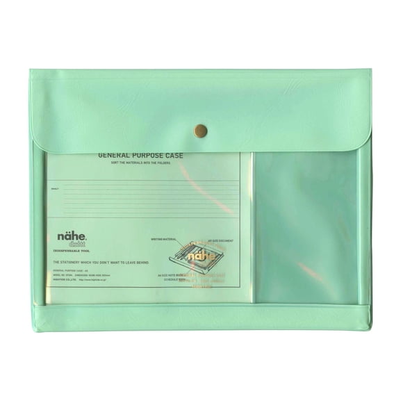 Estuche HIGHTIDE A5 26x20x2 cm Mint Nahe PVC