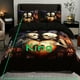thumbnail image 1 of 3pcs Gothic Castle Skull Print Bedding Set - Soft, Breathable & Comfortable Duvet Cover for Bedroom, Guest Room & Dorm!, 1 of 3