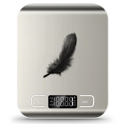 Báscula Para Alimentos Soyok De Acero Inoxidable De 5 Kg Con Pantalla Lcd Y Tara