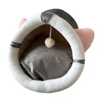 Ioensy - Cama Para Gatos Con Bola Interactiva, Cama Para Mascotas Para Gatos Al Aire Libre Y Perros Pequeños En Interiores S