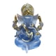thumbnail image 3 of Ganesha Sentado Buda Estatua Escultura Decorativa Hecha A Mano Artesanía Para Interior Azul, 3 of 3