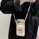 thumbnail image 2 of Premium Soft Sense Phone Case with Lanyard for iPhone 14 Pro Max, 11, X/XR/XSMAX, 8Plus, 7Plus, and 6S - Cross-body Carrying Option!, 2 of 3