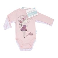 Bambino - Set 2 Bodys Manga Larga Rosado Hada Niña 0 - 3 Meses