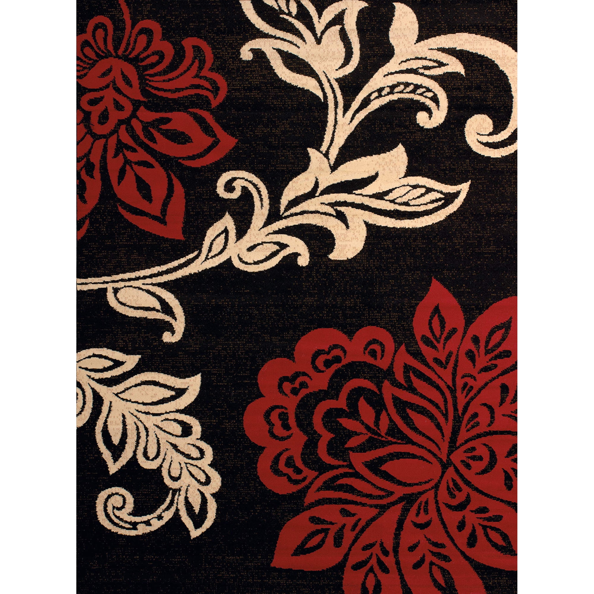 Alfombra Decorativa United Weavers Dallas 61 X 99 Cm Roja Floral