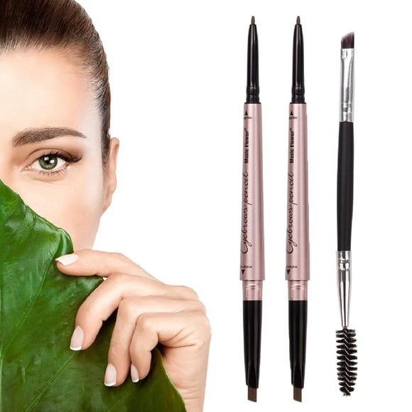 Lápiz de Cejas HeyBeauty Pack de 2 Khaki Coffee