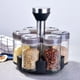 thumbnail image 1 of Organizador De Especias Giratorio Con 6 Frascos De Vidrio Y Acero Inoxidable, 1 of 3
