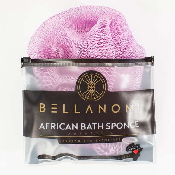 Esponja de baño Bellanomi 114 cm lila para la espalda