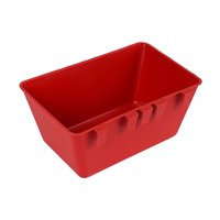 Magideal - Feed De Colgante Algorre De Alimentación De Alimentación De Alimentación De Alimentación De Alimentación De Ganado Cubo De Agua Con Clips Mul Rojo