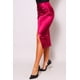 thumbnail image 4 of Falda Midi Cruzada con Fruncido Frontal Sexy, 4 of 5