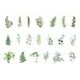 thumbnail image 1 of 40 Sticker Scrapbook Diseños Hojas Verdes, 1 of 2