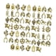 thumbnail image 1 of 60 Piezas Dijes de Vaquero Surtido de Amuletos Colgantes para Joyería Decoraciones Metálicas de Aleación de Zinc con Estilo Clásico Adecuado para Cre Oro, 1 of 5