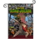 thumbnail image 1 of Largo Live el Rey Julien-bandera de jardín temática. Regalo perfecto para fans, amigos y familiares, ideal para actividades al aire libre y decoración de fiestas.28CM*45CM, 1 of 5