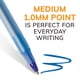 thumbnail image 3 of Bolígrafos BIC Round Stic Xtra Life Blue, tamaño mediano, paquete de 144, 3 of 7