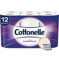 Papel Higiénico Cottonelle Ultra Comfort Care, 2 Capas, 12 Rollos