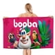 thumbnail image 1 of Booba Toalla de playa de secado rápido con diseño temático, regalo para mujeres y niñas, ideal para cumpleaños, fans, amantes de la música, uso en la playa o al aire libre, 78 × 180 cm, 1 of 6