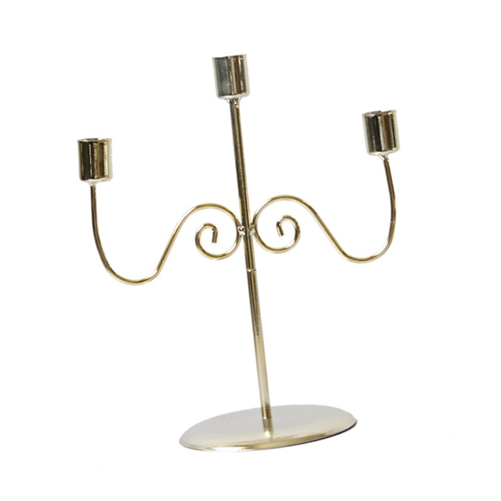Retro Vintage Candelabro De 3 Brazos Mesa De Comedor De Boda | Envío Gratis