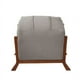 thumbnail image 2 of Pouf Marsella Lino Gris Claro, 2 of 3