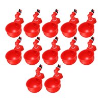 Ioensy - 8/12 Uds. Bebedero De Agua Para Aves De Corral Y Pollos, Cuenco Para Gallinero, Alimentador Automático De Palomas, 12 Uds.