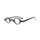 thumbnail image 2 of Gafas de Lectura Loovit Pequeñas Redondas Negras +1.0 con Bisagra de Resorte, 2 of 7