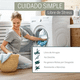 thumbnail image 3 of Sabanas lujo 1800 hilos 1.5 plaza 3angeli color serenity, 3 of 3