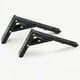 thumbnail image 2 of Escuadras Repisa Plegable 10" 25cm 2unidades Negra Metalica TFX, 2 of 10