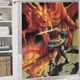 thumbnail image 5 of Calabozos y dragones-theme 4-Piece Shower Curtain Set with Rugs, Waterproof Bathroom Decor Set Includes Bath Mat, U-Shaped Rug, Toilet Lid Cover and Curtain with Hooks, 5 of 6