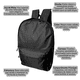 thumbnail image 5 of Mochila Bolso Diario Estudiantil Escolar 20l, 5 of 7