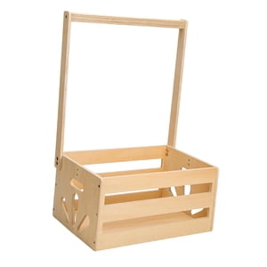 Magideal - Armario De Madera Para Baby Shower, Caja De Almacenamiento Para Bebé, Cesta De Regalo Para Ropa, Toallitas Húmedas, Caja De Bienvenida Para Bebé Hecha