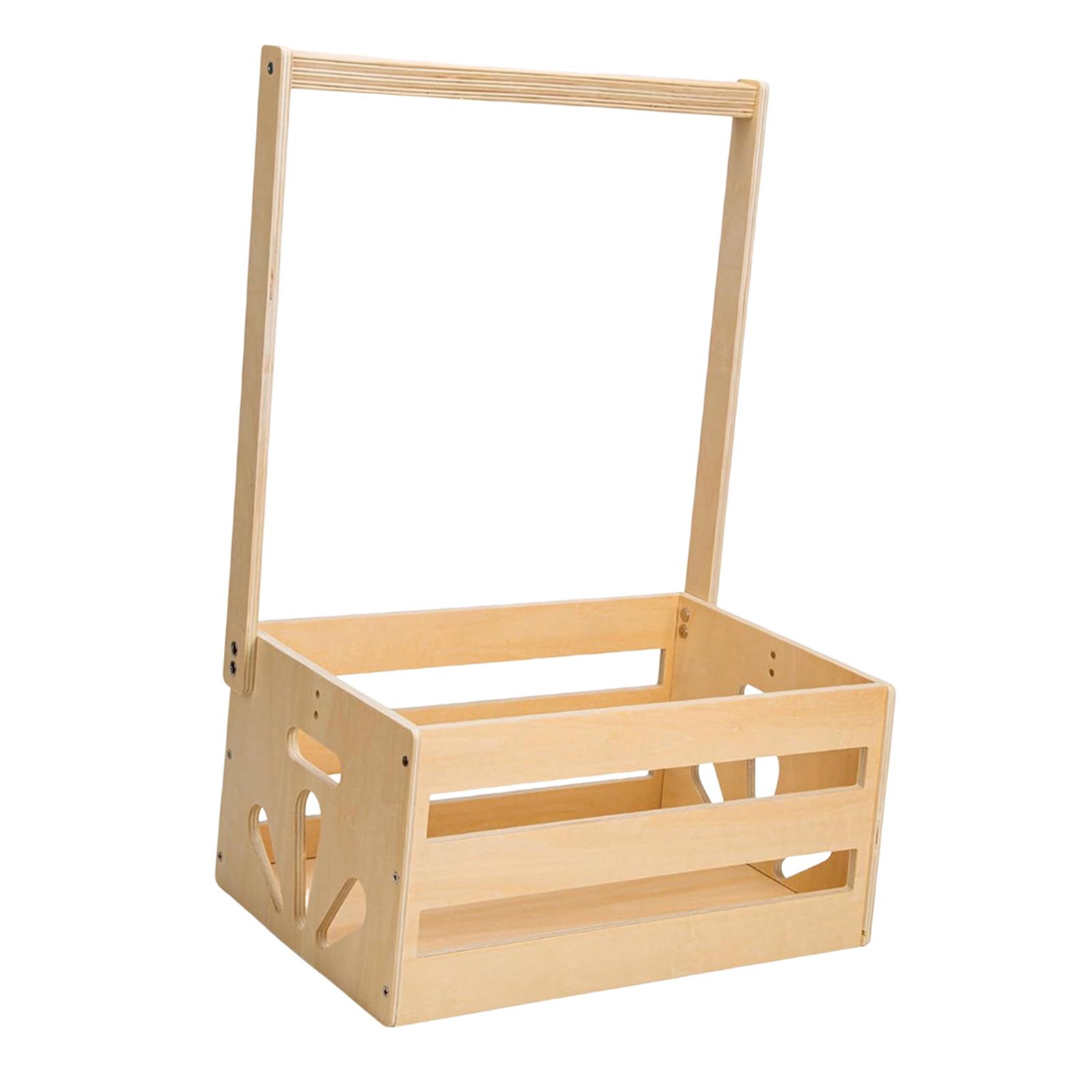 Magideal - Armario De Madera Para Baby Shower, Caja De Almacenamiento Para Bebé, Cesta De Regalo Para Ropa, Toallitas Húmedas, Caja De Bienvenida Para Bebé Hecha