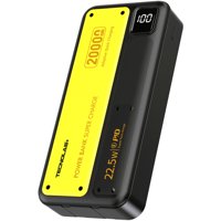 Tecnolab - Power Bank 20000Mah 22.5W Pantalla Led Negro/Amarillo - Ps