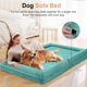 thumbnail image 3 of Cama Grande para Perro NANUYA Ortopédica Impermeable 86x74 cm Aqua, 3 of 9