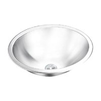 Bothyi - Fregadero De Baño Contadores De Isla Fregadero Fregadero De Acero Inoxidable Montaje Inferior A Prueba De Herrumbre