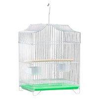 Magideal - Jaula Duradera Para Pájaros, Soporte Para Casa De Mascotas, Jaula, Nido, Jaula Para Pájaros, Colgante Con Taza De Comida Para Loros, Conures, Pinzones