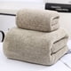 thumbnail image 1 of suxuMhao Toallas Gruesas de Terciopelo Coral - Toallas de Baño Suaves 13.78x29.53 in (35 X 75cm), Toalla Ultrasuave con Carbón de Bambú, Ideal para Uso Diario. Suave y Amigable con la Piel, Diseño, 1 of 4