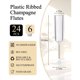 thumbnail image 2 of Ciaell 24 Pack Plastic Champagne Flutes for Weddings and Birthdays, 2 of 3