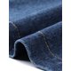 thumbnail image 5 of Chaleco de Mezclilla para Mujer de Talla Grande Agnes Orinda con Cuello, Sin Mangas, Abotonado, Recortado con Bolsillo 3X Azul Oscuro, 5 of 6