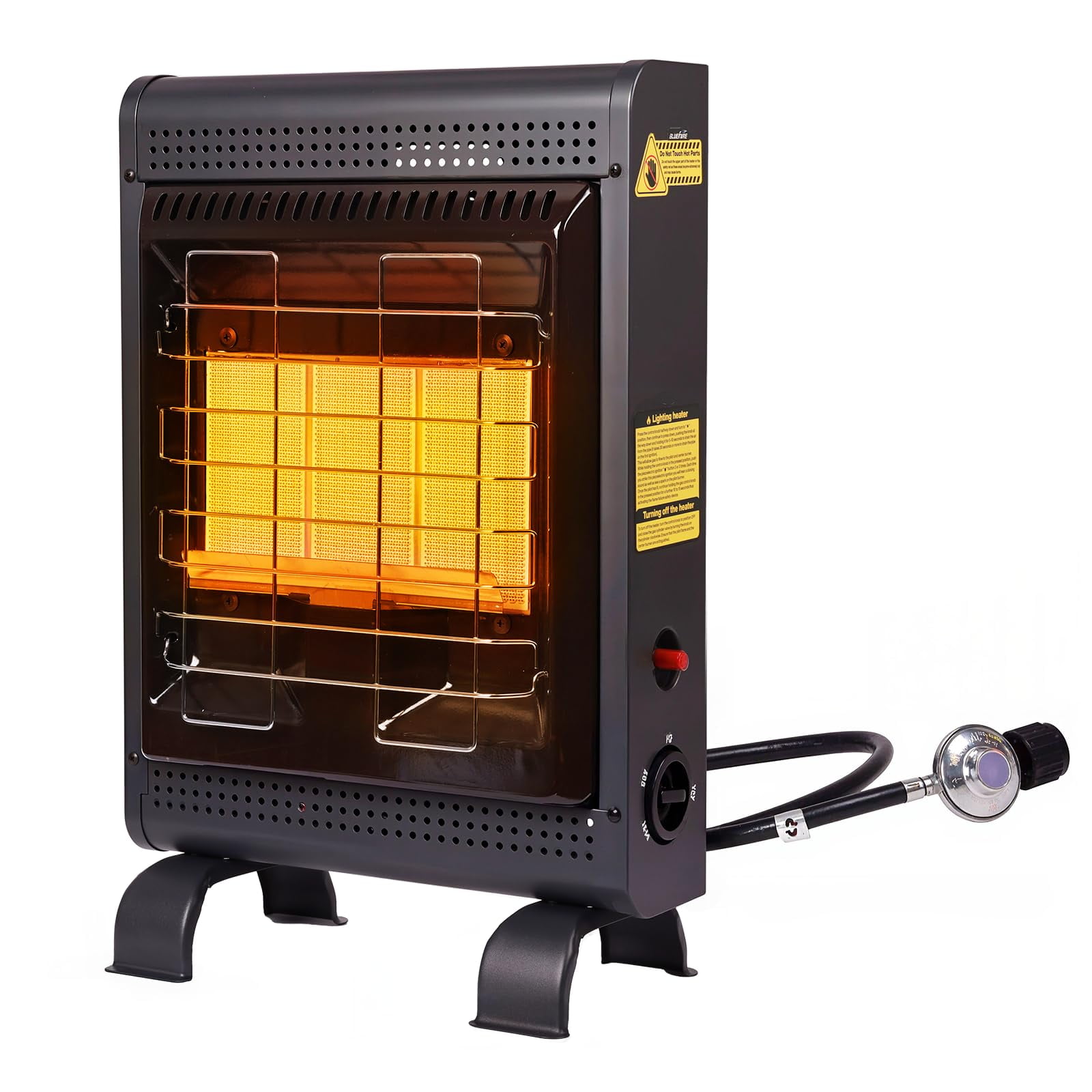 Calefactor A Gas Propano Ruasveltan 18000 Btu Con Ods Y Protección Antivuelco