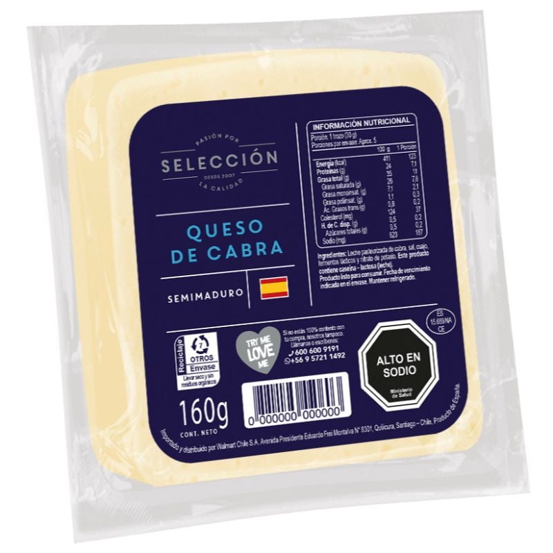Queso De Cabra Trozo 160 g Selección