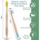 thumbnail image 3 of Kids Bamboo Toothbrushes, BPA-Free Soft Bristles, Eco-Friendly, 3 of 3