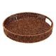 thumbnail image 1 of Bandeja Redonda de Rattan Tejida a Mano  Color Marrón (35*35*5 cm), 1 of 3