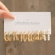 thumbnail image 3 of Elegant Minimalist Style: Golden Hoop Earrings with Faux Pearl Decor & Zinc Alloy Jewelry - Perfect Daily Wear Accessories, 3 of 4