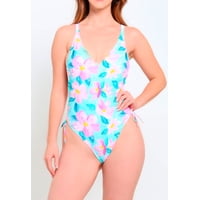 Samia - Traje De Baño Rebajado Flores M