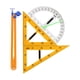 thumbnail image 5 of 4 Uds. Grandes Reglas De Geometría Matemática Brújula Pizarra Profesores Pizarra Blanca, 5 of 5