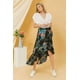 thumbnail image 3 of Falda con Volantes Florales y Ribete Alto Bajo., 3 of 5