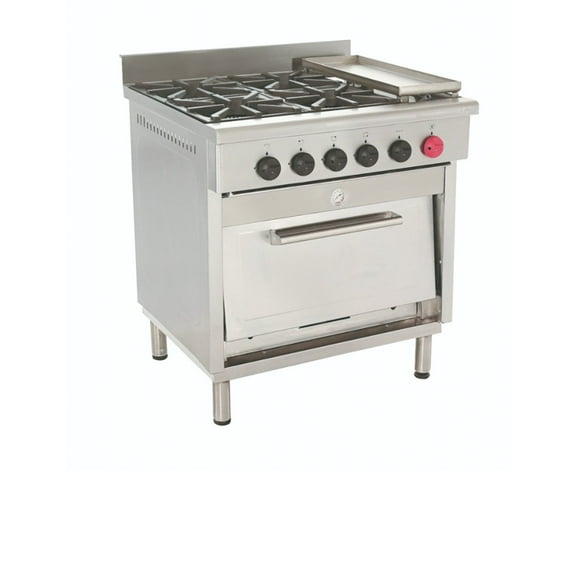 Cocina 4 Platos + Churrasquera 6ea50 (glp)