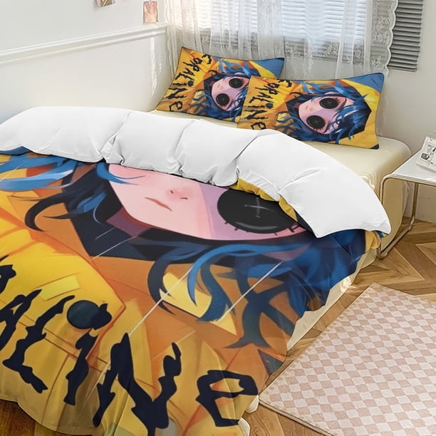 Coraline Girls Comforter Set Soft 3 Pcs Twin Bedding Sets Thicken for All Season