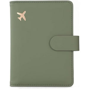 Veat00L - Porta De Pasaporte, Funda Para Pasaporte Con Bloqueo Rfid, Cierre De Banda Elástica, Caja De Pasaporte Para Mujeres Y Hombres, Caja De Pasaporte,Caja De Tarjeta De Visita Bolsa