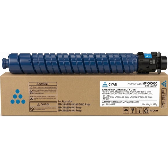 Cartucho de tóner cian compatible S OUJCEN para Ricoh 841850