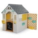 thumbnail image 3 of Casa de juego blanca gris con valla 127 x140x107.5cm Dolu, 3 of 8
