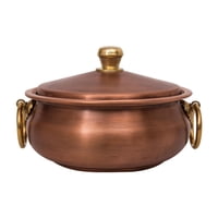 Bothyi - Olla De Cobre Multiusos Para Guisar, Olla De Cobre Para Cocinar En La Cocina, Hogar, 24 Cm De Diámetro